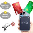 thumbnail image 3 of Cartera magnética de cuero WALLFID para iPhone con MagSafe y bloqueo RFID, 3 of 6