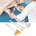 thumbnail image 3 of 3 Pcs Aluminum Alloy Silver Neurological Tuning Fork and Percussion Hammer Set 128Hz+256Hz, 3 of 5