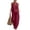 Wine_#01, variant on Sewkxo Womens Linen 2 Piece Sets Fashion Sleeveless V Neck Halter Top Matching Baggy Wide Leg Pants Set Summer Casual Outfits,Pink L