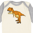 thumbnail image 4 of Inktastic Roaring T-Rex Boys or Girls Long Sleeve Baby Bodysuit, 4 of 5