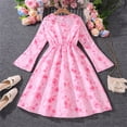 thumbnail image 4 of FDDMis Denim Dress Knee Length Dress Kids Princess Dress Girl Outfits 4t Clothes for Boys Girls 5t Clothes Gifts for 8 Year Old Girl 9 Year Gifts, Red 10 Years, 4 of 9
