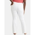 thumbnail image 3 of Terra & Sky Women's Plus Size Bootcut High Rise Jeans, 32” Inseam Regular, 3 of 5