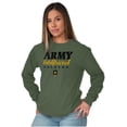 thumbnail image 3 of US Army Girlfriend Military Logo Women Plus Size Long Sleeve Graphic Tee Brisco Brands 3X, 3 of 4