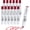 Red, variant on Retractable Dry Erase Markers, Click Dry Erase Whiteboard Markers, Bullet Tip, Thick Barrel, 12 Count, Black
