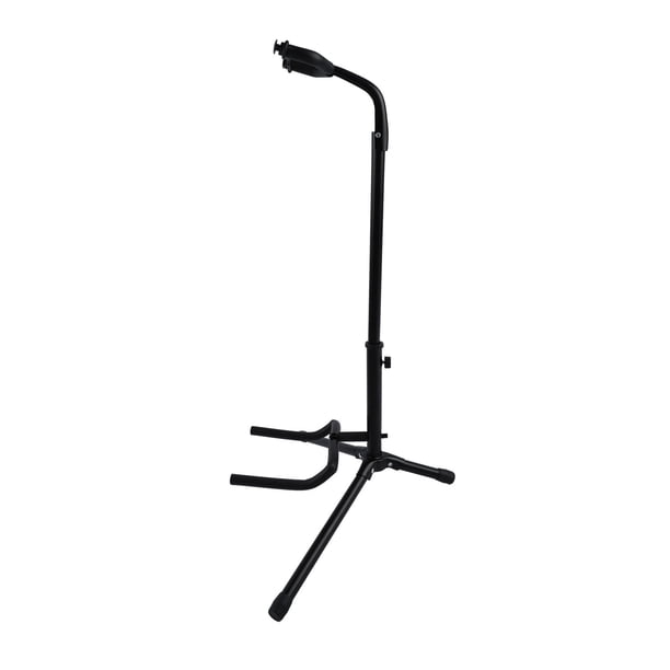 Piso Del Soporte De La Guitarra, Estable Del Caucho De La aleación Del Soporte Del Bajo Plegable De La Cerradura Del Silicón Para El Bajo Eléctrico