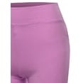 thumbnail image 4 of A2Y Women's Basic Solid Premium Cotton High Rise Bike Shorts Dark Mauve M, 4 of 6
