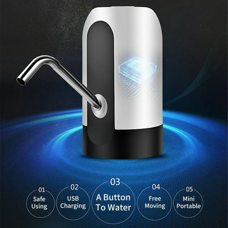 USB Rechargeable Electric Water Pump Dispenser Drinking Home Water Bottles