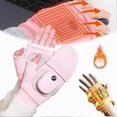 thumbnail image 5 of Smart Thermostatic Heated Fingerless Gloves Portable Heating with DigitalDisplay, 5 of 5