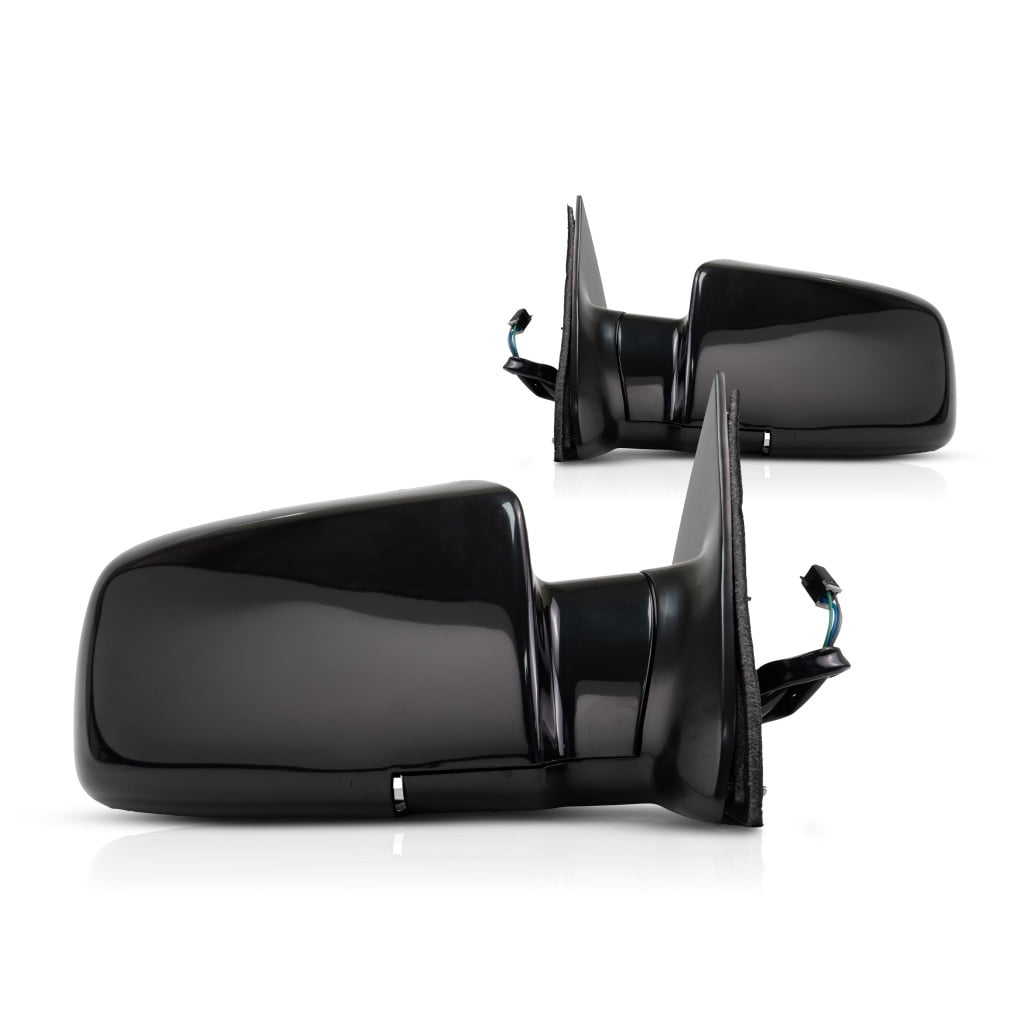 For Chevy K1500 1988-1999 Door Mirror Driver and Passenger Side | Pair | Power | Non-Heated | Standard | Replacement For 15764757, 15764758 | GM1320122, GM1321122