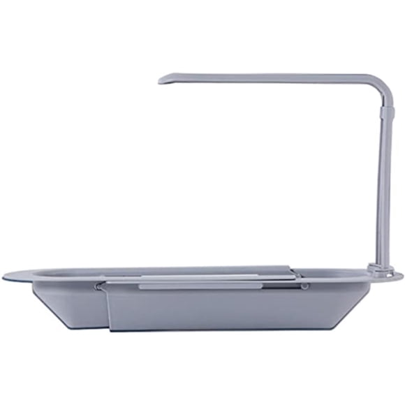 Telescopic Holder Rack Expandable Storage Drain Basket Rack Easy to Store Cleaning Utensils, Keep It Clean,