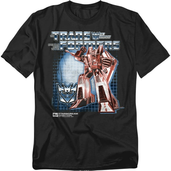 Transformers 40Th Anniversary T-Shirt Starscream Box Unisex Graphic Tee for Men & Women