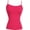 Hot-Pink, variant on Stretch Cotton Camisole with Shelf Bra Junior Plus