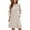 Khaki, variant on TEMOFON Sweater Dresses for Women 2025 Knit Dresses Long Sleeve Dress Casual Fall Winter Round Neck A Line Dress with Pockets