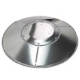 thumbnail image 1 of Patio Heater Reflector Shield, Propane Outdoor Heaters Replacement Part - Top Dome, 3-hole Mount, 3-, 1 of 5