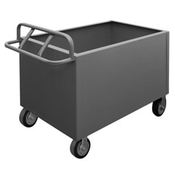 35 in. 4 Sided Box Truck, Gray - 2000 lbs