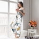 thumbnail image 5 of Fotbe Farm Roosters Pantalones de Pijama para Mujer, Pantalones de Dormir, Pantalones Pj con Cordón y Bolsillos-Small, 5 of 6