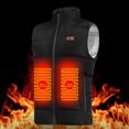 thumbnail image 4 of Chaleco calefactor eléctrico unisex Chaleco calefactable inteligente plegable para senderismo Esquí Ciclismo, 4 of 9