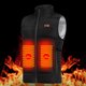 thumbnail image 4 of Chaleco calefactor eléctrico unisex Chaleco calefactable inteligente plegable para senderismo Esquí Ciclismo, 4 of 9