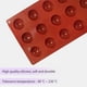 thumbnail image 5 of 2 uds 15 agujeros molde de silicona molde hemisférico para hornear forma redonda molde de media esfera antiadherente, 5 of 8