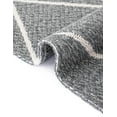 thumbnail image 5 of Unique Loom Decatur Collection Area Rug - Diamond (2' x 6' Runner Dark Gray/Ivory), 5 of 7