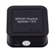thumbnail image 2 of SPDIF 1x3 Divisores de fibra óptica digital Caja de interruptores Interruptores de una entrada y tres salidas Adaptador de audio Guardurnaity DZ4866-01, 2 of 2