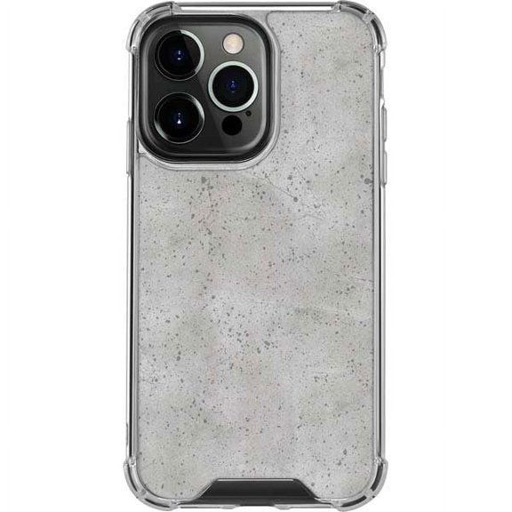 Skinit Concrete Light Grey Concrete iPhone 13 Pro Clear Case