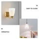 thumbnail image 2 of Cubiertas de pantalla de lámpara blanca para lámpara de pared, lámpara de araña, pantallas de lámpara de mesa, 32 MM, accesorio de iluminación, 3 uds., 2 of 8