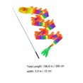 thumbnail image 2 of UPGRATOR Dance Streamer Decorative Dance Ribbon Multi Colored Stainless Steel All Ages Outdoor Parties, 2 of 8