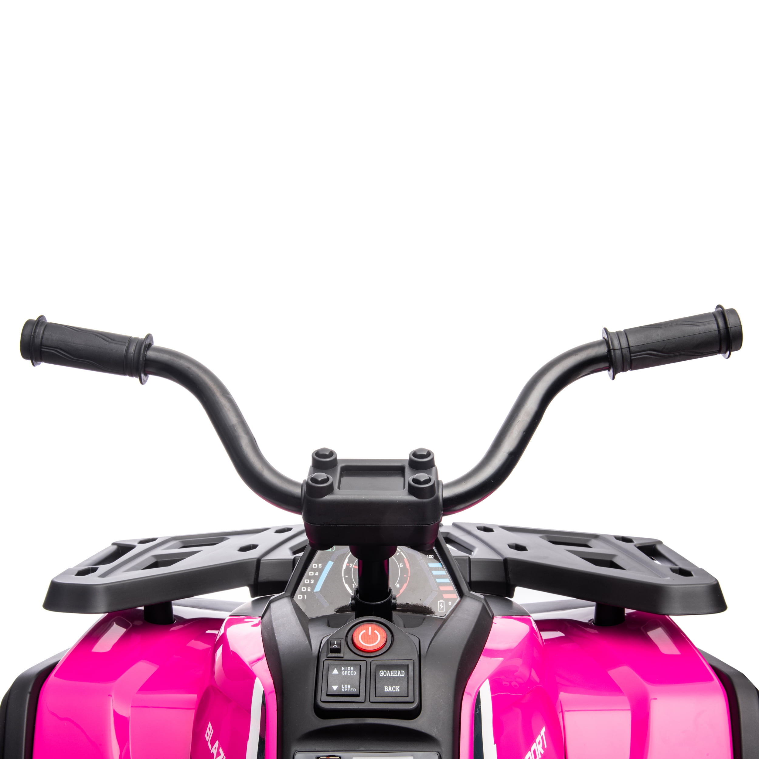 Blazin Wheels 12 Volt Battery Operated Pink ATV Ride-On with Lights and Sound