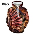 thumbnail image 3 of Sudadera con capucha y estampado 3D de comida divertida para hombre, sudadera de manga larga con capucha, sudadera informal de gran tamaño para hombre, 3 of 5