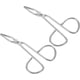 thumbnail image 5 of 2 pinzas para cejas, pinzas de tijera de acero inoxidable con mango de tijera para el cuidado de las cejas y la aplicación de pestañas., 5 of 6