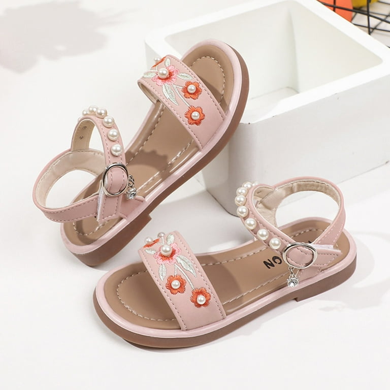 LUOGENLI Girls Sandals Size 1.5 Little/Big Children Girls LUOGENLI Girls Sandals Size 1.5 Little/Big Children Girls