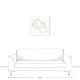 thumbnail image 3 of Creative Products Double Clouds Light Grey  24x24 Canvas Wall Art, 3 of 5