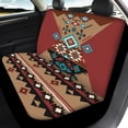 thumbnail image 4 of Pzuqiu Southwest Geometric Front and Rear Seat Cover Set 3 Pack Car Seat Covers Lightweight Air Breath in Summer Suitable for Cars Truck, 4 of 10