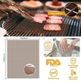 thumbnail image 2 of Red para parrilla de barbacoa, Malla para parrilla fácil reutilizable, Red para parrilla de barbacoa, Red para barbacoa, Esteras para hornear, Malla de teflón resistente al calor p, 2 of 4