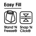 thumbnail image 3 of Great Value Double Zipper Half Gallon Freezer Bags, 40 Count, 3 of 11