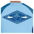 thumbnail image 3 of Guy Harvey Men's Diamond Marlins Sun Protection Long Sleeve Shirt, 3 of 3