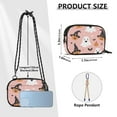 thumbnail image 4 of FORMRS Mini Crossbody Bag for Women Adjustable Rope Shoulder Casual Phone Purse, Pastel Pink Halloween, 4 of 7