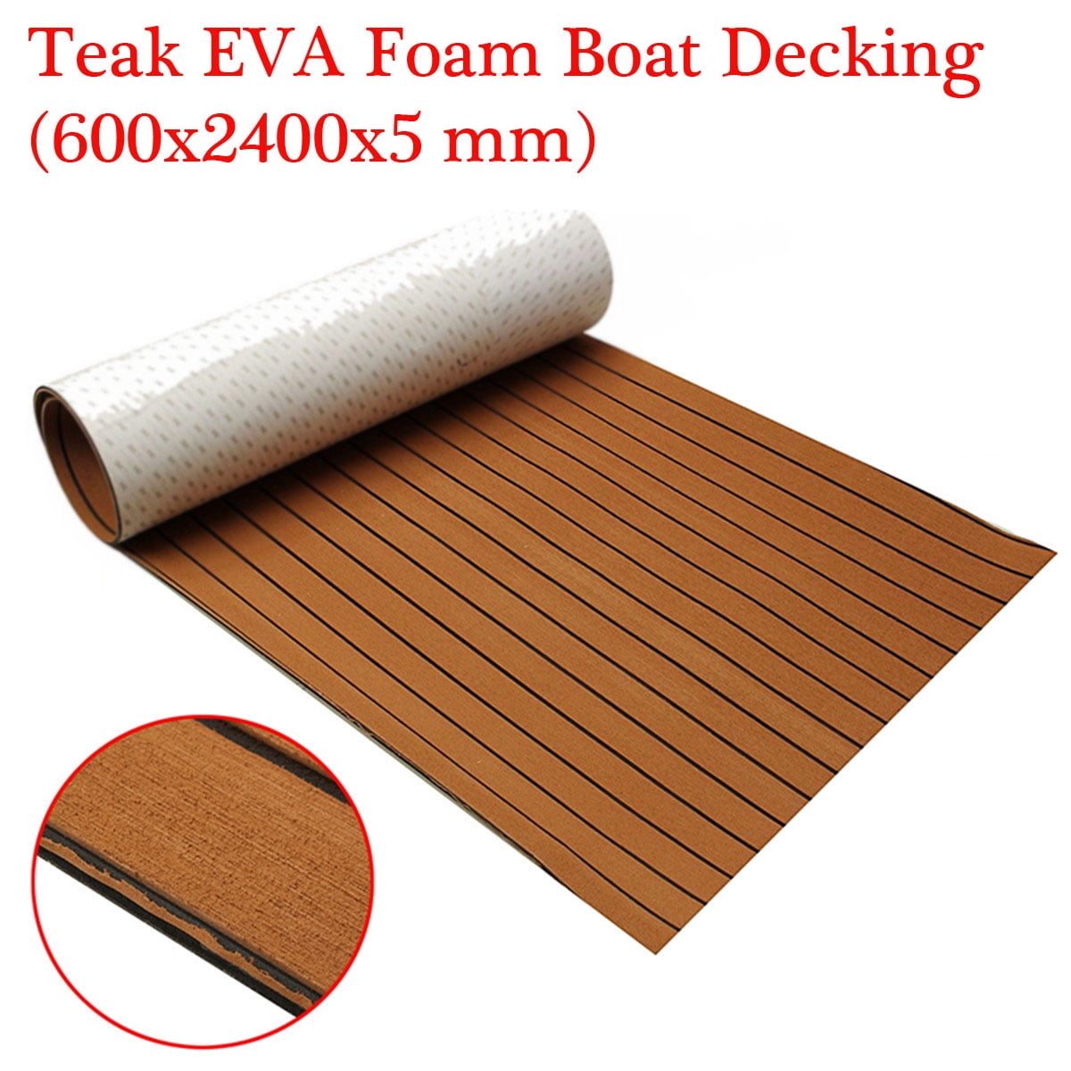 Marine Eva Foam Boat Sheet Faux Teak Decking Yacht Flooring Floor