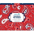 thumbnail image 3 of Barker Creek Designer File Folders Set of 12, Bandana, Colorful Bandana Pattern on Outside, Rich Navy Blue on Inside, Letter Size, 1/3 Cut Tabs, 12-Pack, Home, School and Office Supplies (1303), 3 of 3