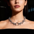 thumbnail image 6 of Gothic Styles Thorn Pendant Chokers Necklace Sturdy Alloy Jewelry Punk Inspired Design Lightweight Chain For Parties Daily Outfits, 6 of 8