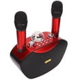 thumbnail image 2 of Máquina de Karaoke, Altavoz de Karaoke Bluetooth Altavoz portátil para Fiestas de Karaoke Juego de Altavoces de Karaoke LED Logre más, 2 of 8