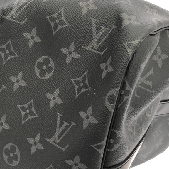 Pre-Owned Louis Vuitton Monogram Eclipse Keepall Bandoulire 55cm M40605 Boston Bag