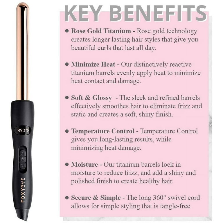 Foxybae wanderlux curling outlet wand