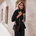 thumbnail image 6 of Omlopp Woven Women's Crossbody Bag & Evening Purse, Trendy Dumpling Clutch & Hobo Cloud Shoulder Bag Trendy Dumpling Clutch, 6 of 8