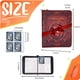 thumbnail image 4 of Trading Card Binder, 400 Pockets, 4-Pocket Zipper Album Holder, Red (brown, 400), 4 of 5