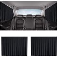 thumbnail image 1 of 2 Pcs Voiture Fenêtre Shade.privacy Stores Magnétiques Rideaux.car Fenêtre Rideaux Voiture, 1 of 5