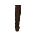 thumbnail image 3 of Scoop Women's Faux Suede Knee High Stretch Block Heel Boots (Wide Width Available), 3 of 5