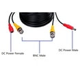 thumbnail image 2 of 65ft(20m) BNC Video Power Siamese Cable for Camera DVR Kit, 2 of 7