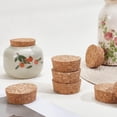 thumbnail image 4 of 8 Pack Tapered Cork Stoppers 1.85 to 2.09 Inch Large Wooden Softness Conical Replacement Bottle Plugs Tightly Seal, 4 of 6